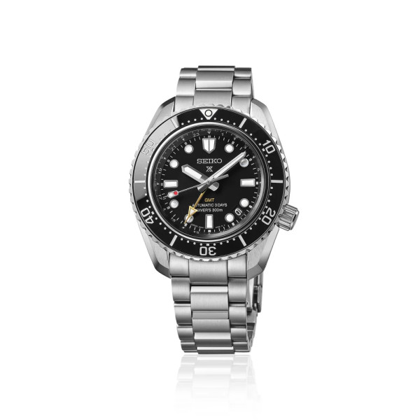Montre Seiko Prospex Automatique GMT Diver 300M Cadran Noir Bracelet Acier