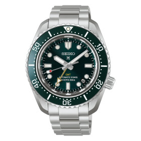 Montre Seiko Prospex Automatique GMT Diver 300M Cadran Vert Bracelet Acier