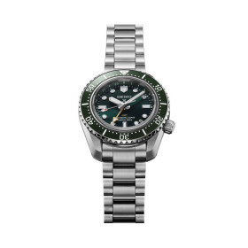 Montre Seiko Prospex Automatique GMT Diver 300M Cadran Vert Bracelet Acier