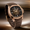 Montre Mido Multifort TV Big Date PVD Or Rose Bracelet Caoutchouc