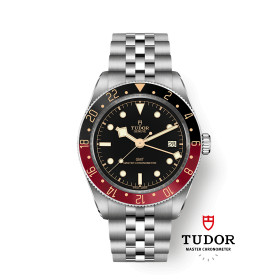 MONTRE TUDOR BLACK BAY 58 GMT 39 MM CADRAN NOIR BRACELET ACIER