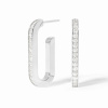 Boucles d'oreilles Dinh Van Boucles d'oreilles Maillon grand modèle Or Blanc