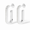 Boucles d'oreilles Dinh Van Boucles d'oreilles Maillon grand modèle Or Blanc