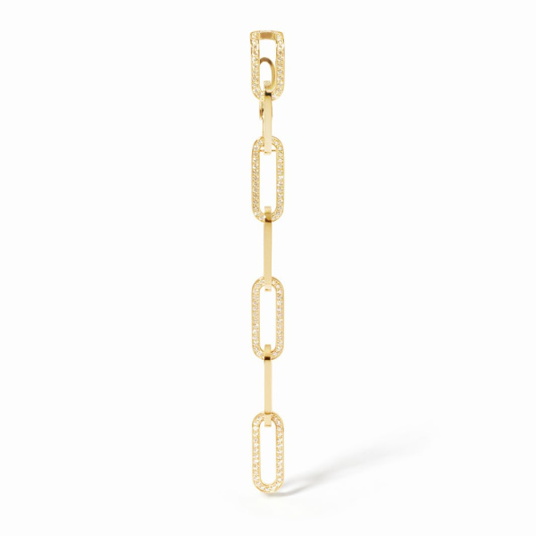 Mono boucle d'oreille Dinh Van Mono boucle d'oreille Maillon Or Jaune