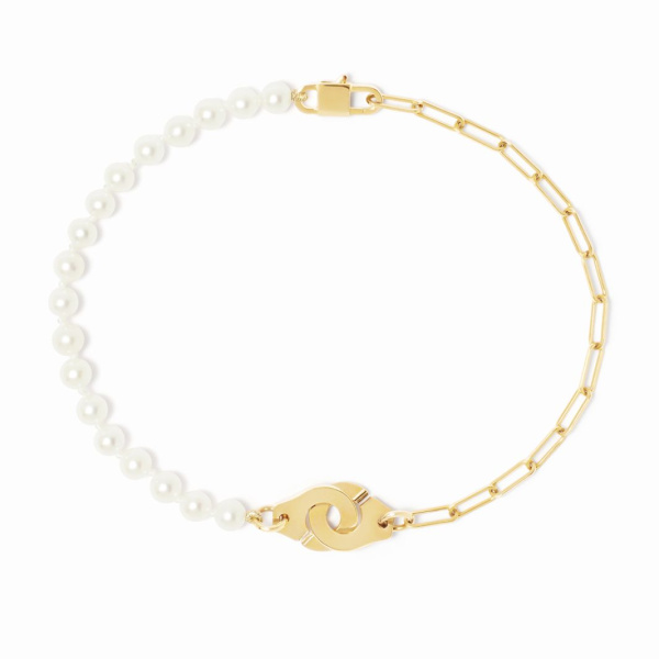 Bracelet Dinh Van De perles Menottes dinh van XS Or Jaune