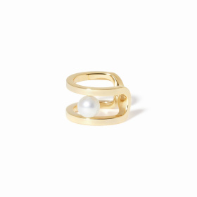 Bague d'oreille Dinh Van D'oreille Maillon Perle Or Jaune