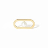 Mono boucle d'oreille Dinh Van Mono boucle d'oreille Maillon Perle Or Jaune