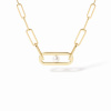 Collier Dinh Van Maillon Perle moyen modèle Or Jaune
