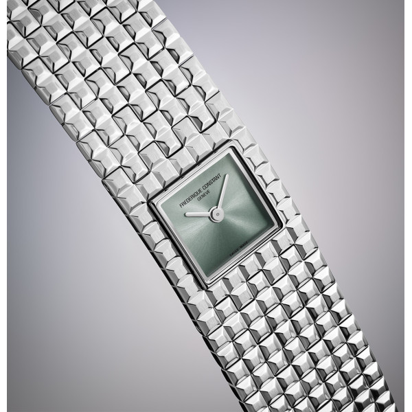 Montre Frederique Constant Classics Manchette Cadran Vert Menthe