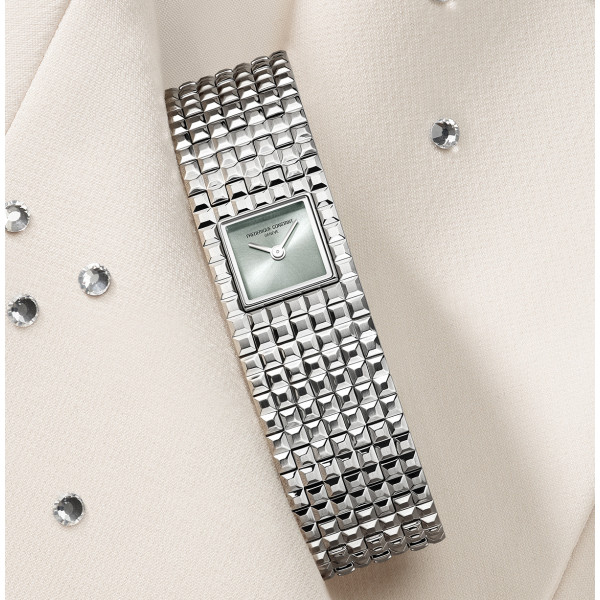 Montre Frederique Constant Classics Manchette Cadran Vert Menthe