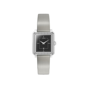 Montre Yema Radiance Quartz 30mm Cadran Noir Bracelet Cuir Gris