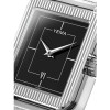 Montre Yema Radiance Quartz 30mm Cadran Noir Bracelet Cuir Gris