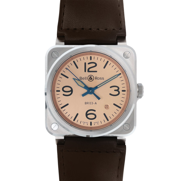Montre Occasion Bell & Ross BR 03 Copper 41 mm Bracelet Cuir Marron