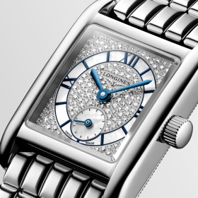 Montre Longines dolcevita 20.80 X 32 mm Quartz Cadran Argenté Bracelet Acier