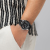 Montre Hamilton Khaki Navy Scuba H82415330 40mm Automatique Cadran noir laqué bracelet caoutchouc