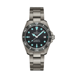 Montre Certina DS Action Diver C048.807.44.081.00 38mm Automatique Cadran gris Titane