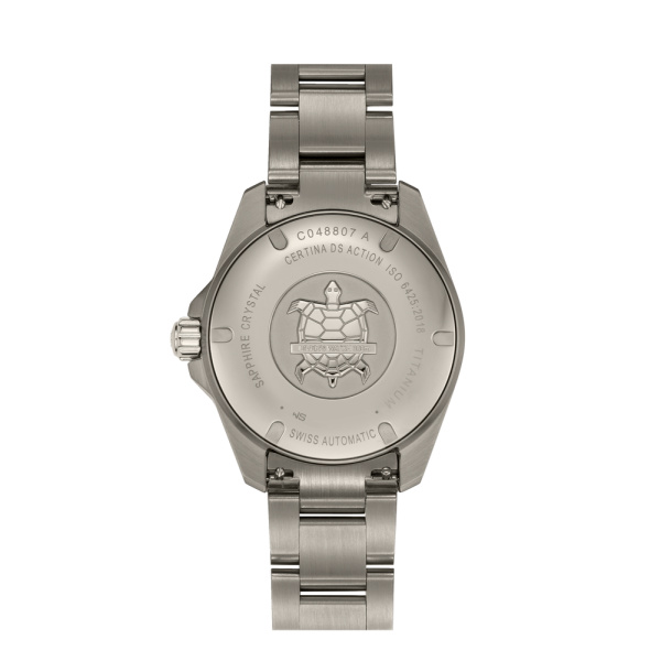 Montre Certina DS Action Diver C048.807.44.041.00 38mm Automatique Cadran bleu Titane