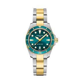 Montre Certina DS Action C048.210.22.091.00 34.5mm Quartz Cadran vert