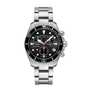 Montre Certina DS Action Chrono C048.417.11.051.00 42mm Quartz Cadran noir