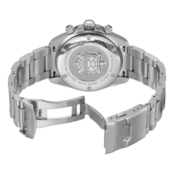 Montre Certina DS Action Chrono C048.417.11.051.00 42mm Quartz Cadran noir