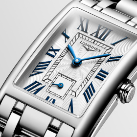 Montre Longines DolceVita L5.512.4.70.6 23.30x37mm Quartz Cadran argenté flinqué