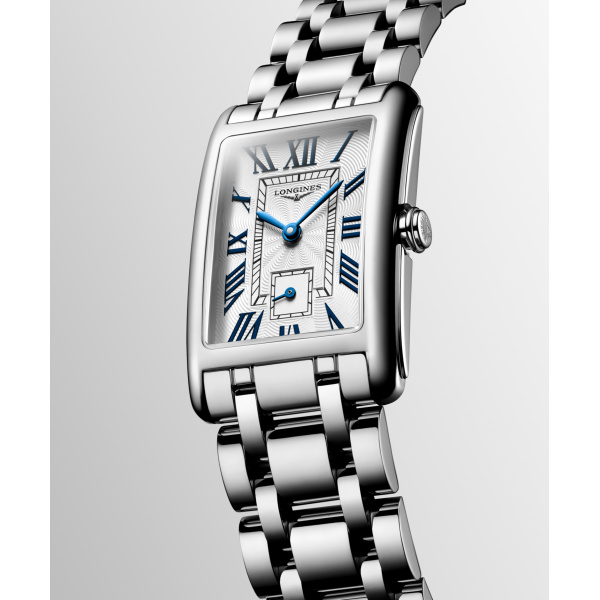 Montre Longines DolceVita L5.512.4.70.6 23.30x37mm Quartz Cadran argenté flinqué