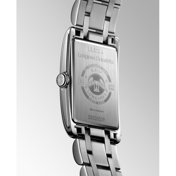 Montre Longines DolceVita L5.512.4.70.6 23.30x37mm Quartz Cadran argenté flinqué