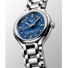Montre Longines PrimaLuna L8.123.4.97.6 30mm Automatique Cadran nacre bleue lumineuse