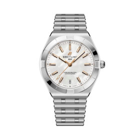 Montre Breitling Chronomat Automatic 36mm Cadran nacre bracelet Rouleaux acier