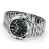 Montre Breitling Chronomat B01 Chronograph 42mm Automatique Cadran vert bracelet acier