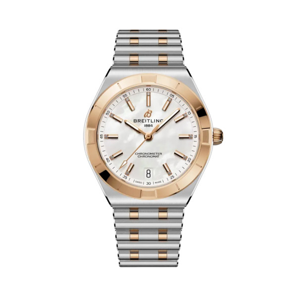 Montre Breitling Chronomat Automatic 36mm Cadran nacre acier inoxydable
