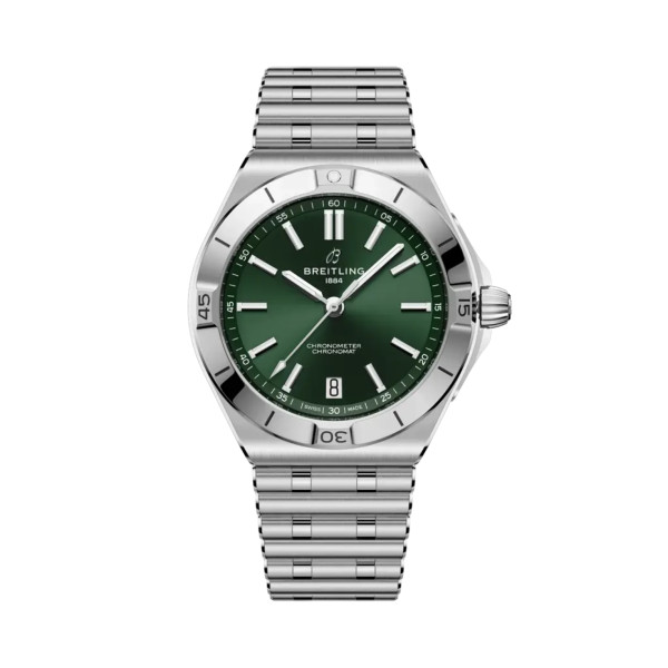 Montre Breitling Chronomat B31 Automatic 40mm Cadran vert bracelet acier