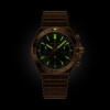 Montre Breitling Chronomat B01 Chronograph 42mm Automatique Cadran marron or rose 18ct