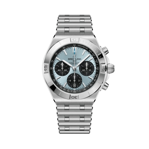 Montre Breitling Chronomat B01 Chronograph 42mm Automatique Cadran bleu glacier acier