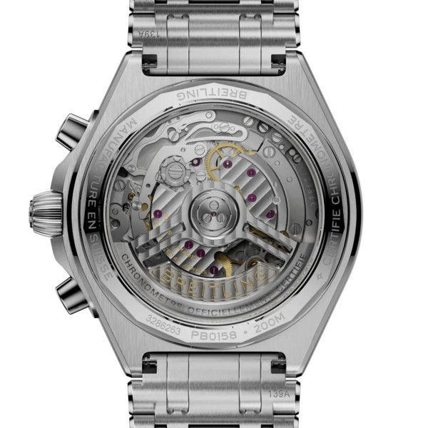 Montre Breitling Chronomat B01 Chronograph 42mm Automatique Cadran bleu glacier acier