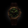 Montre Breitling Chronomat B01 42mm Automatique Cadran Brun Bracelet Caoutchouc Or Rouge