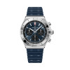 Montre Breitling Chronomat B01 Chronograph 42mm Automatique Cadran bleu bracelet Caoutchouc