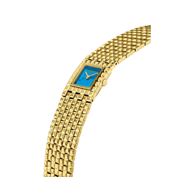 Montre Frederique Constant Classics Manchette 25.7mm Quartz Cadran Turquoise Pierre Véritable