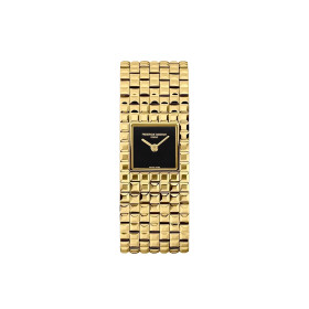 Montre Frederique Constant Classics Manchette 25.7mm Quartz Cadran Pierre D'Onyx Noir