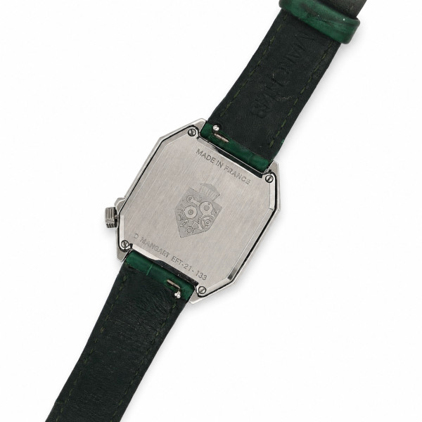 Montre Occasion March LA.B Lady Mansart Cadran Forest Bracelet Cuir Vert