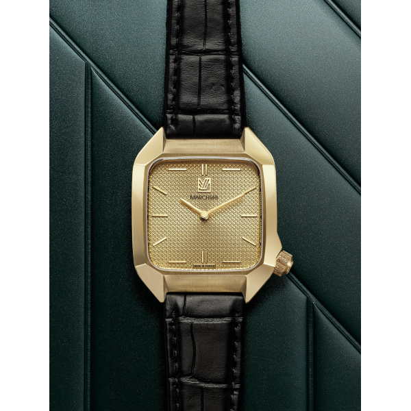 Montre March La.B AM2 Xs 32mm Mécanique Manuel Cadran Laqué Golden Hour