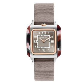 Montre Briston Streamliner Kennedy Spring 30mm Quartz Cadran Taupe Guilloché