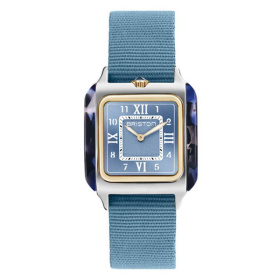 Montre Briston Streamliner Kennedy 30mm Quartz Cadran Bleu Glacier Guilloché