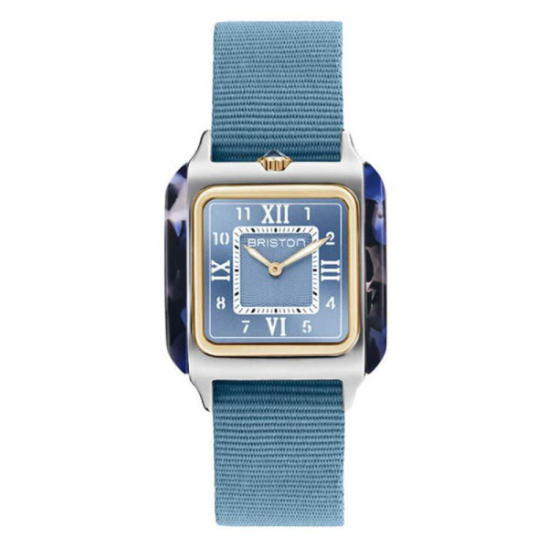 Montre Briston Streamliner Kennedy 30mm Quartz Cadran Bleu Glacier Guilloché