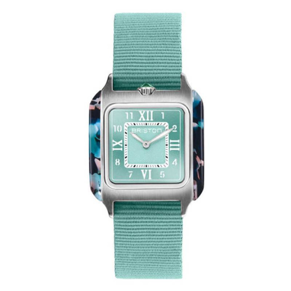 Montre Briston Streamliner Kennedy Spring 30mm Quartz Cadran Vert Soleillé