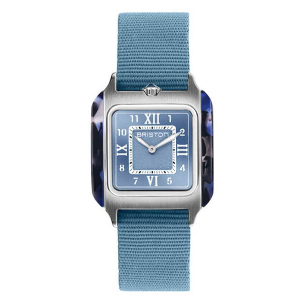 Montre Briston Streamliner Kennedy Spring 30mm Quartz Cadran Bleu Glacier Soleillé