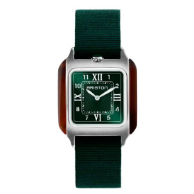 Montre Briston Streamliner Kennedy 30mm Quartz Cadran Blanc Chiffres Romains