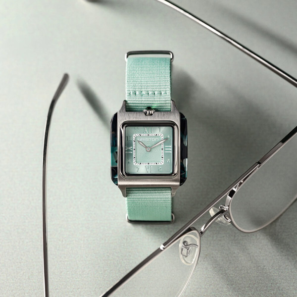 Montre Briston Streamliner Kennedy Spring 30mm Quartz Cadran Vert Soleillé