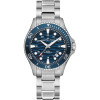 Montre Hamilton Khaki Navy Scuba40mm Automatique Cadran bleu laqué bracelet acier