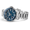 Montre Hamilton Khaki Navy Scuba40mm Automatique Cadran bleu laqué bracelet acier